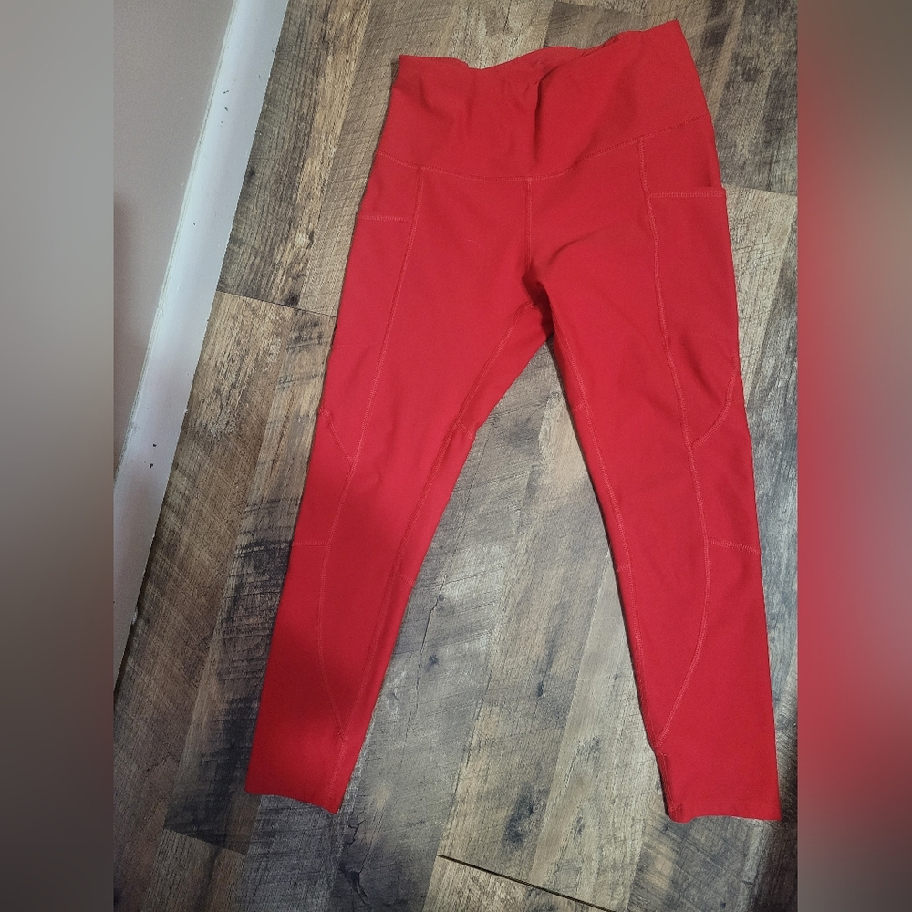 Layer 8 Bold Red Women's Leggings